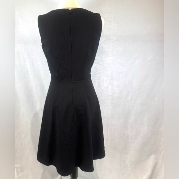 Calvin Klein black clasp keyhole career dress size 2 - Picture 6 of 9